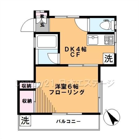 メゾン茜の物件間取画像